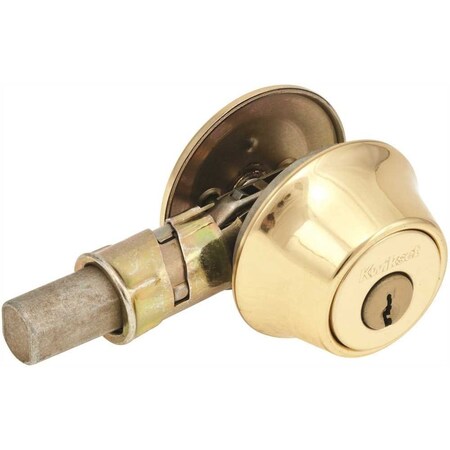 Kwikset Single Cylinder Brass Deadbolt U007947